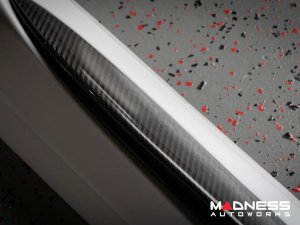 Alfa Romeo Giulia Side Rocker QV Style Upgrade Kit - Quadrifoglio Replica Panels - Carbon Fiber + FRP - Set of 2